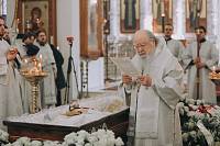  Божественная литургия и отпевание архимандрита Сергия (Шагаева) в Тихвинском храме Ногинска 